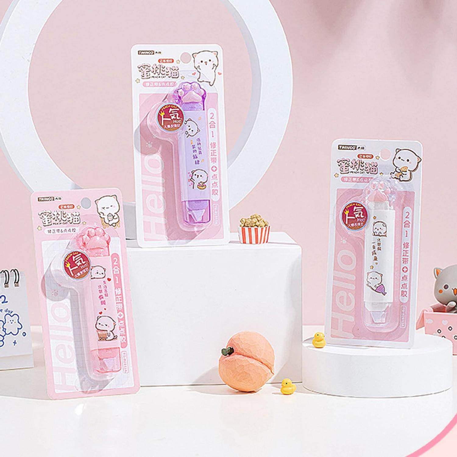 Lapiz 2 En 1 Corrector Y Pegamento En Cinta Patita - Fliperex