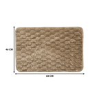 Alfombra De Baño Piso Extra Suave y Absorbente Con Diseño - Fliperex