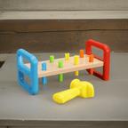 Juego Juguete Martillo Para Golpear Motricidad Para Bebes - Fliperex