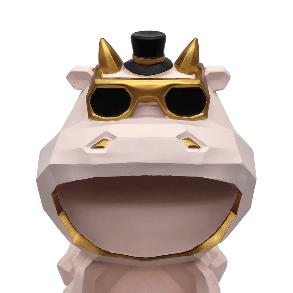 Escultura Decorativa Fortuna Porta Objetos Nordica Rosada - Fliperex