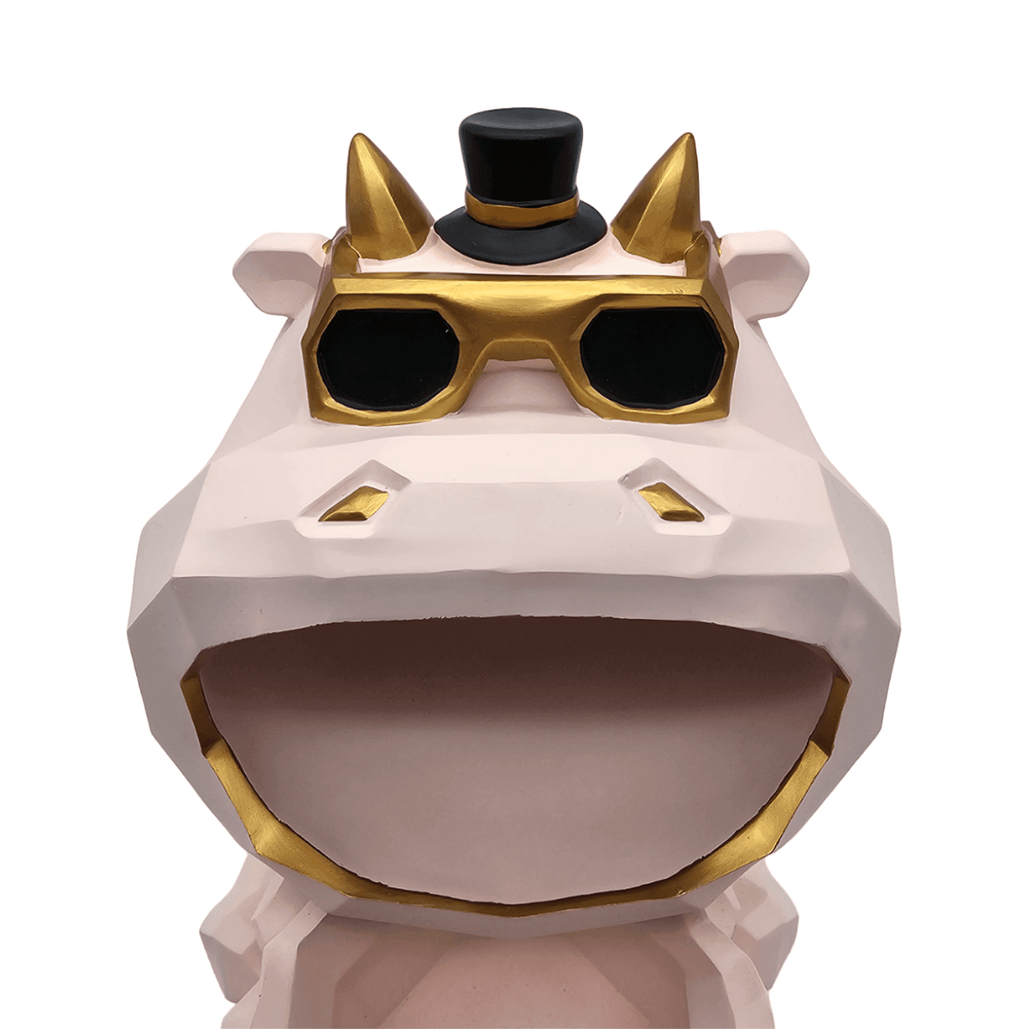 Escultura Decorativa Fortuna Porta Objetos Nordica Rosada - Fliperex