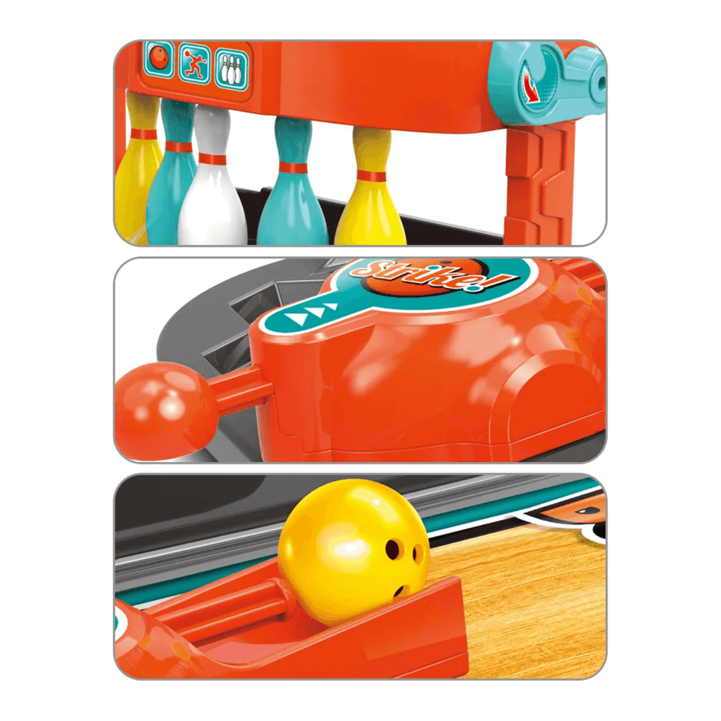Juguete Bowling Completo Juego De Mesa Bolos Familiar - Fliperex