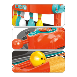 Juguete Bowling Completo Juego De Mesa Bolos Familiar - Fliperex