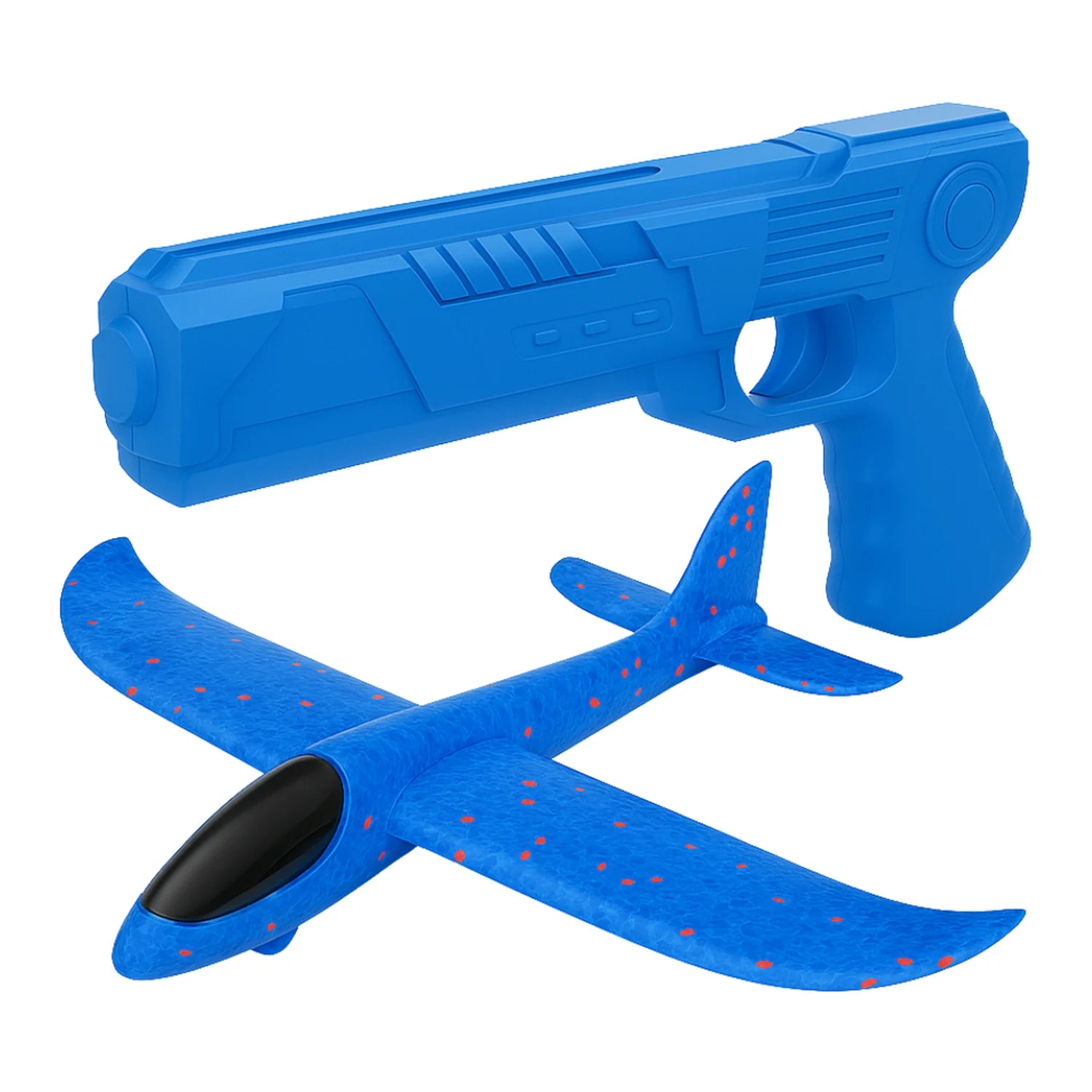 Juguete Avion Planeador Con Pistola Disparo Aereo Niños