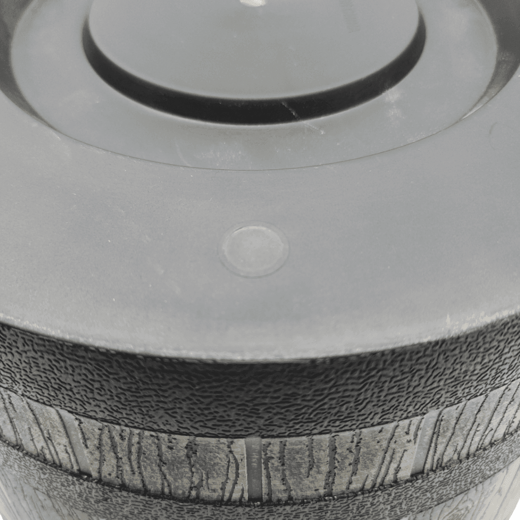 Macetero Plastico Diseño Efecto Barril De Madera Maceta XL - Fliperex