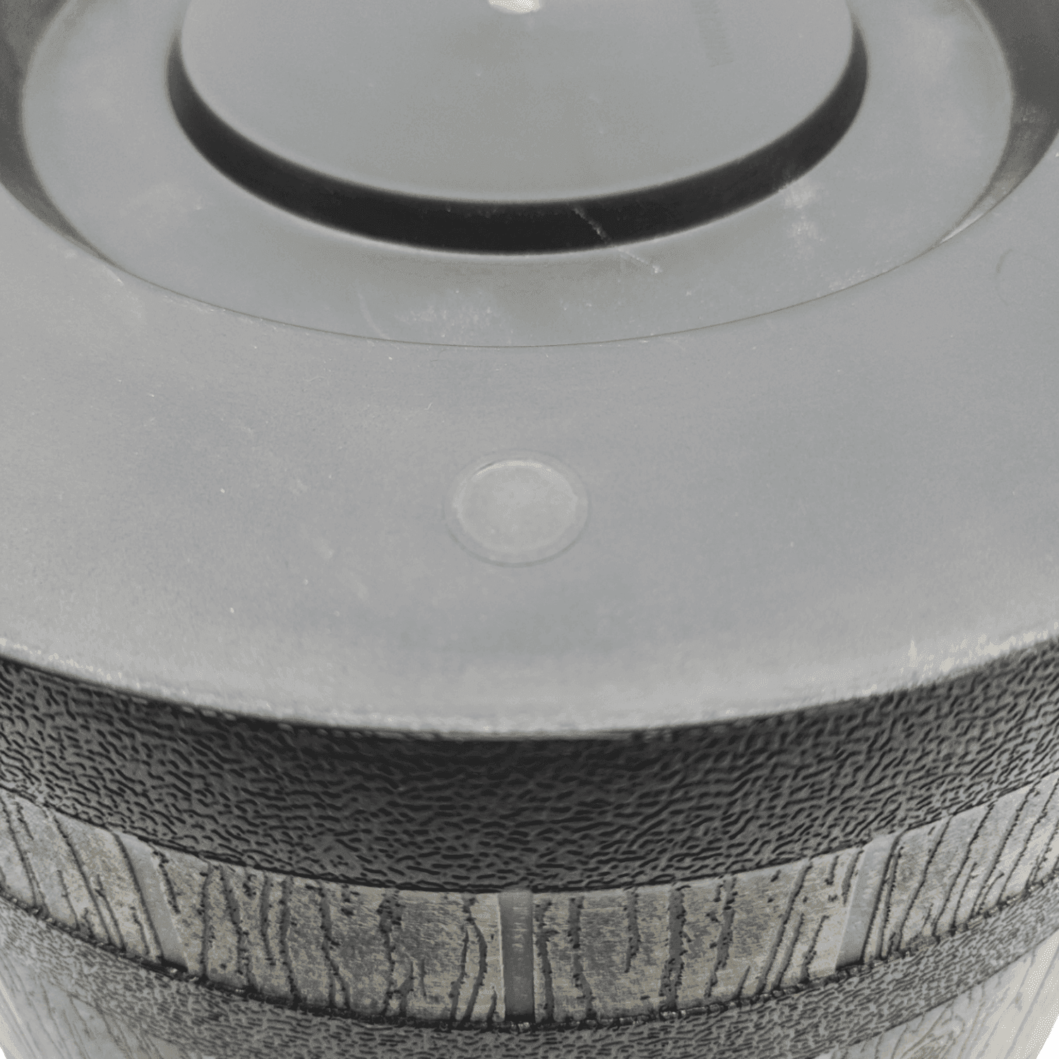 Macetero Plastico Diseño Efecto Barril De Madera Maceta XL - Fliperex