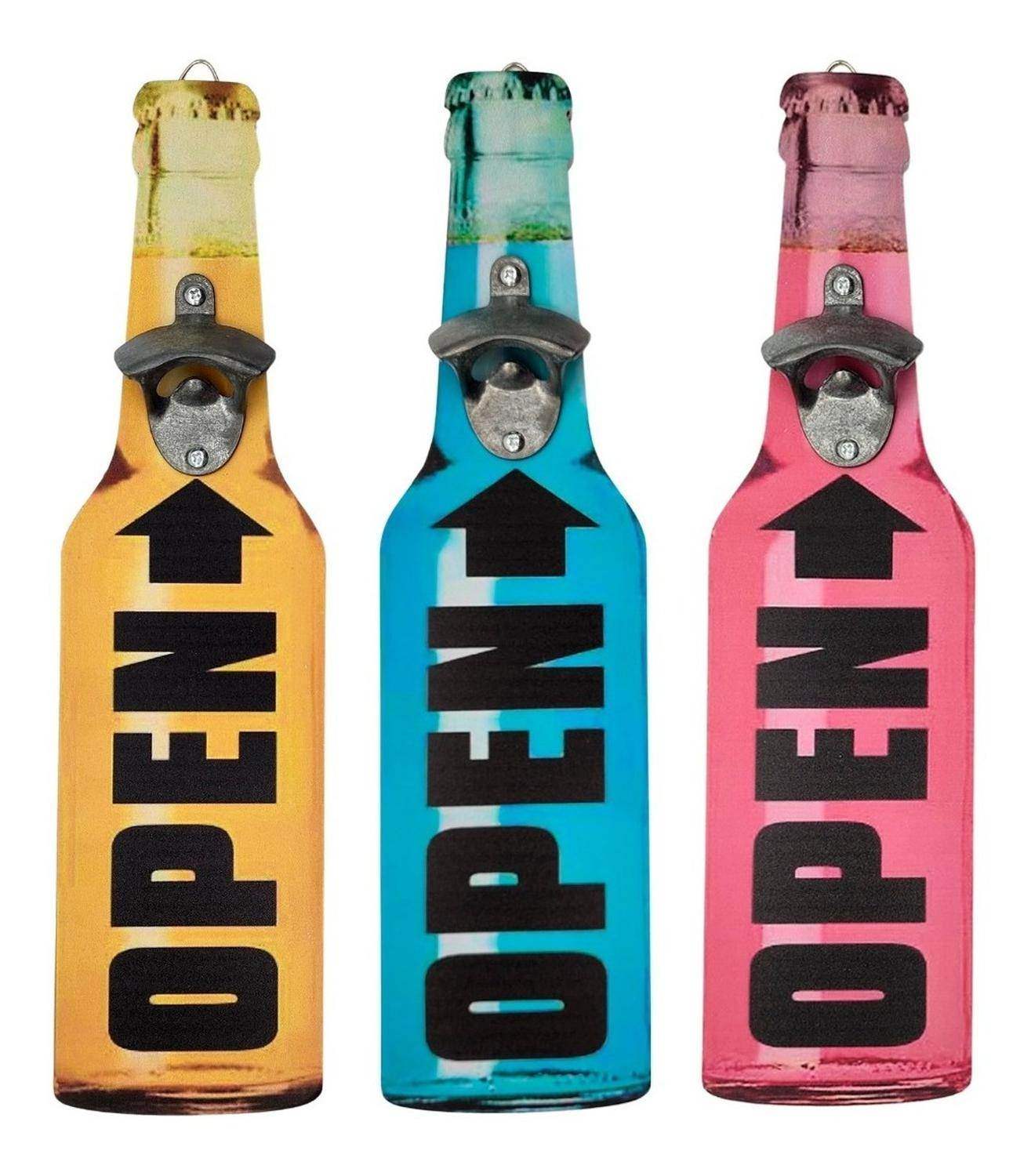 Abridor De Botellas Decorativo Para Pared Hogar Bar - Fliperex