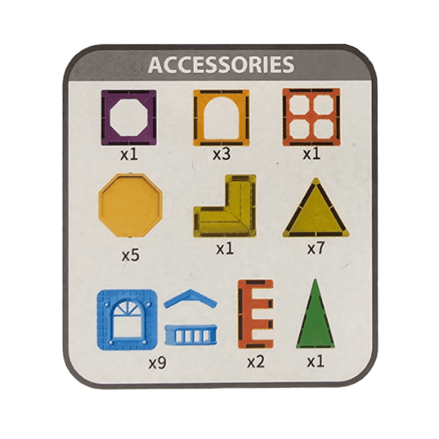 Set De Construccion Magnetico Piezas Magneticas 30 Piezas - Fliperex