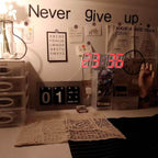 Reloj Despertador Digital Led 3d De Escritorio O Muro - Fliperex