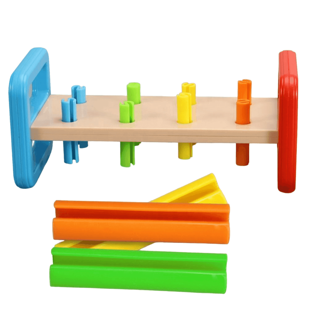 Juego Juguete Martillo Para Golpear Motricidad Para Bebes - Fliperex