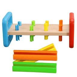 Juego Juguete Martillo Para Golpear Motricidad Para Bebes - Fliperex