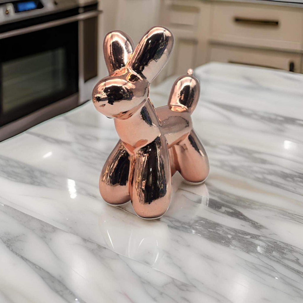 Adorno Perro Mascota Efecto Globo Metalizado Decoracion - Fliperex