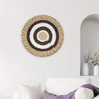 Circulo Decoración De Mimbre Para Pared Casa Terraza Variado - Fliperex