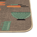 Set 2 Alfombras De Cocina Goma Antideslizante Diseño Cocina - Fliperex