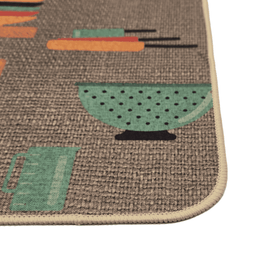 Set 2 Alfombras De Cocina Goma Antideslizante Diseño Cocina - Fliperex