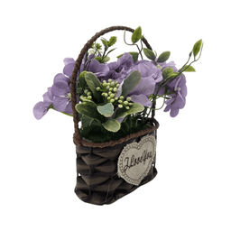 Planta Artificial Canastito Macetero Cordel Ovalado Deco - Fliperex