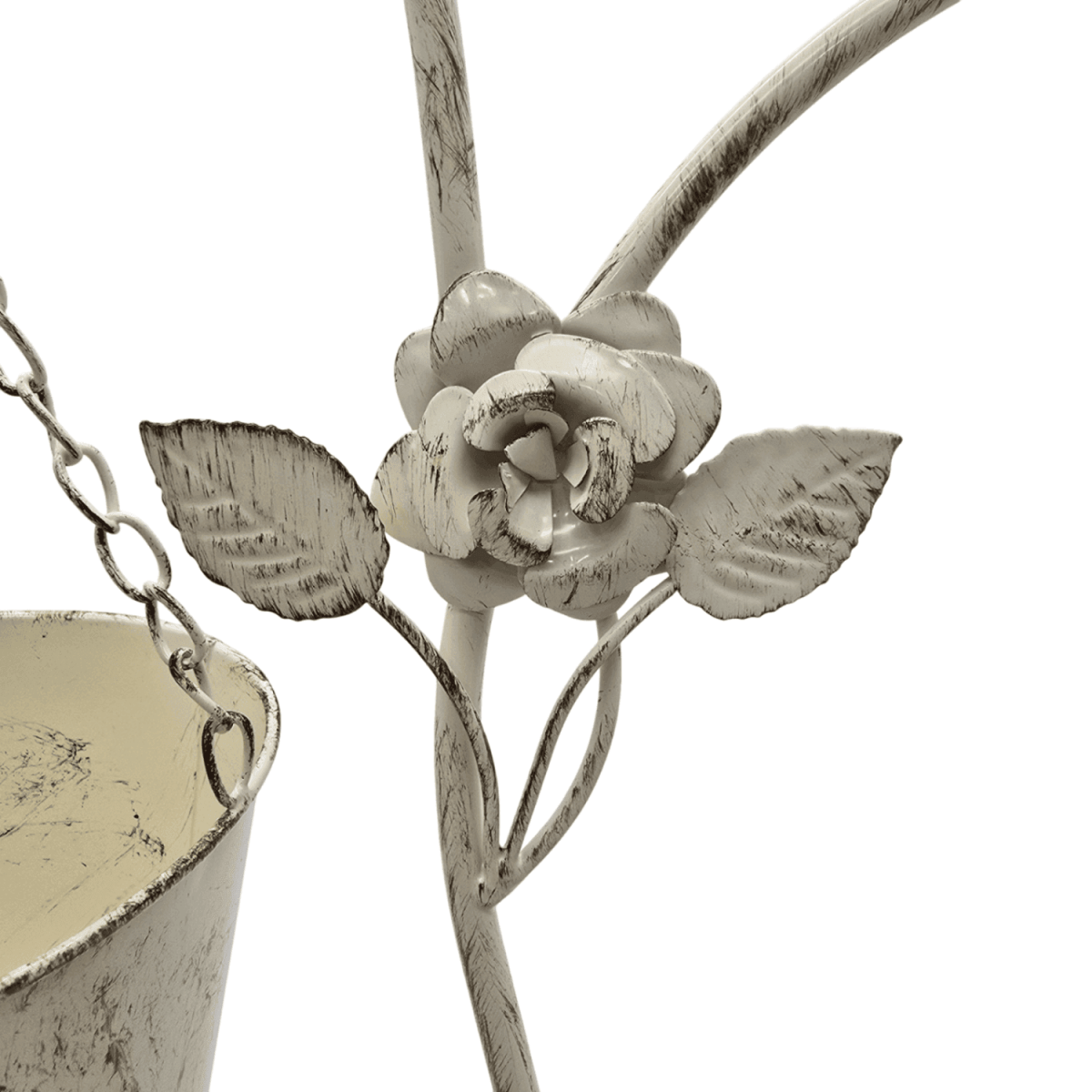 Porta Macetero Pedestal Colgante Beige Vintage Maceta Planta - Fliperex