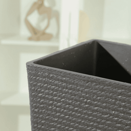 Macetero Plastico Alargado Premium Base Cuadrada Conica - Fliperex