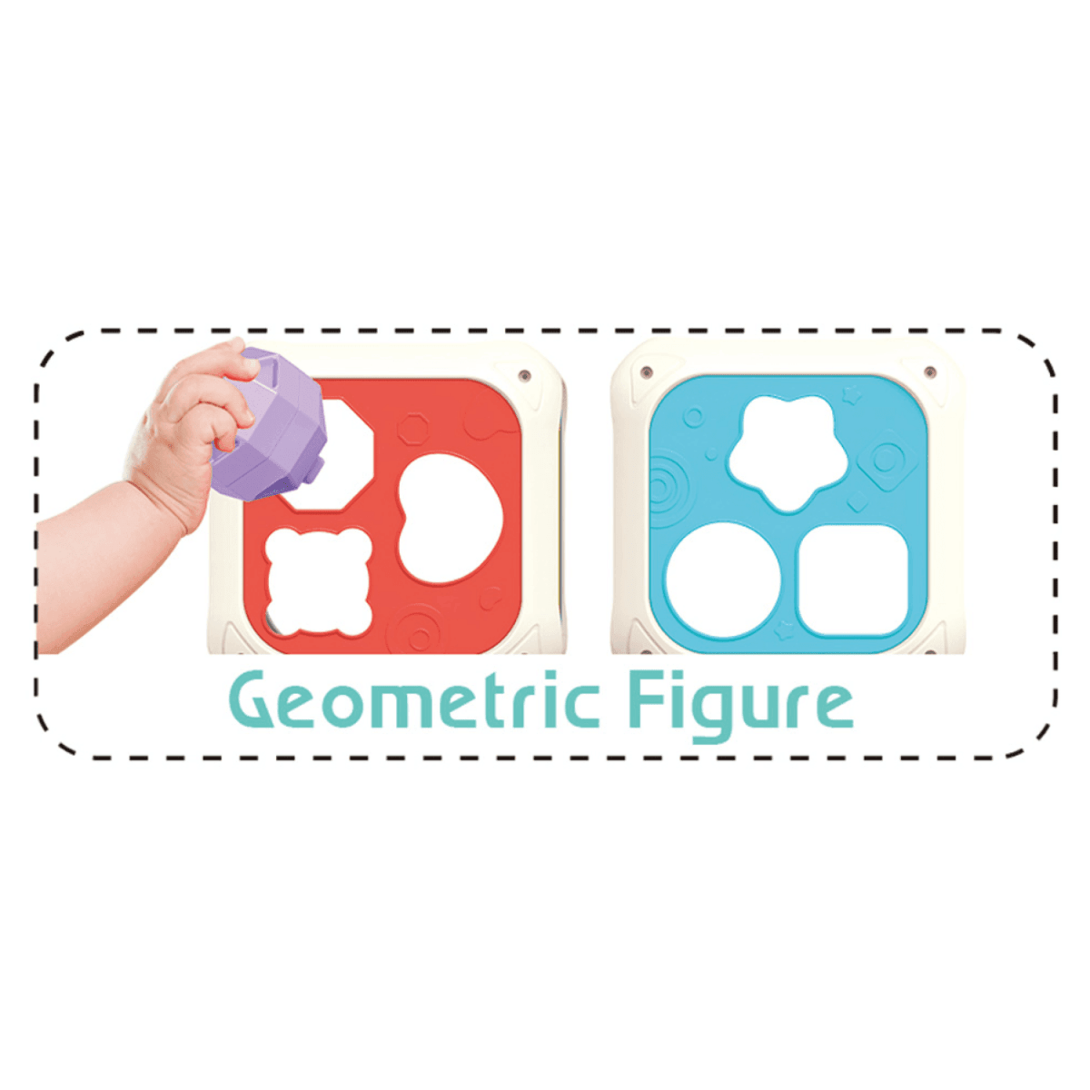 Cubo Sensorial De Clasificacion Creativo Educativo Bebe - Fliperex