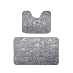 Conjunto De 3 Alfombra De Baño Suaves Absorventes Diseño Mar - Fliperex