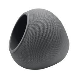 Macetero Plastico Redondo Ovalado Moderno Con Textura L - Fliperex