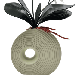 Planta Artificial Orquidea Decorativa Macetero De Ceramica M - Fliperex