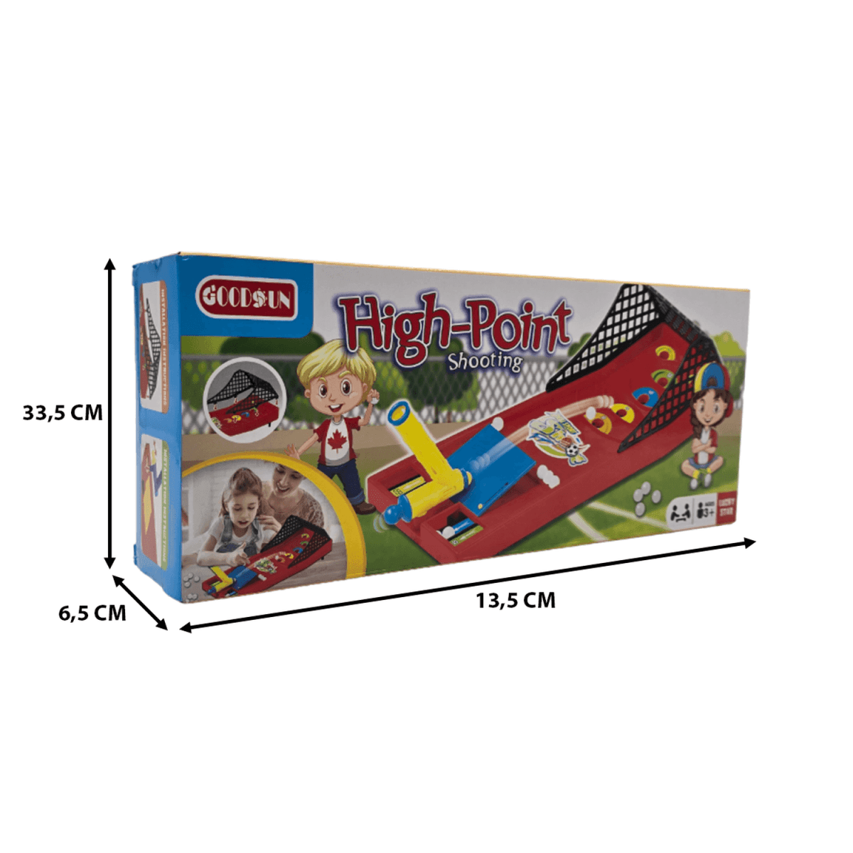 Juego De Mesa Baloncesto Portatil High Point Basquetbol - Fliperex