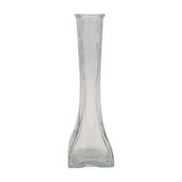 Florero Decorativo De Vidrio Cristal Pequeño Transparente - Fliperex