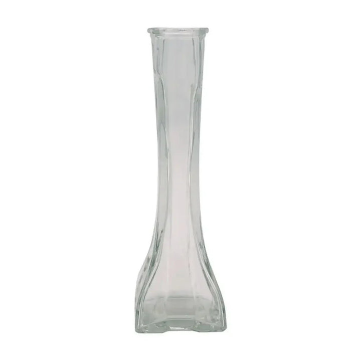 Florero Decorativo De Vidrio Cristal Pequeño Transparente