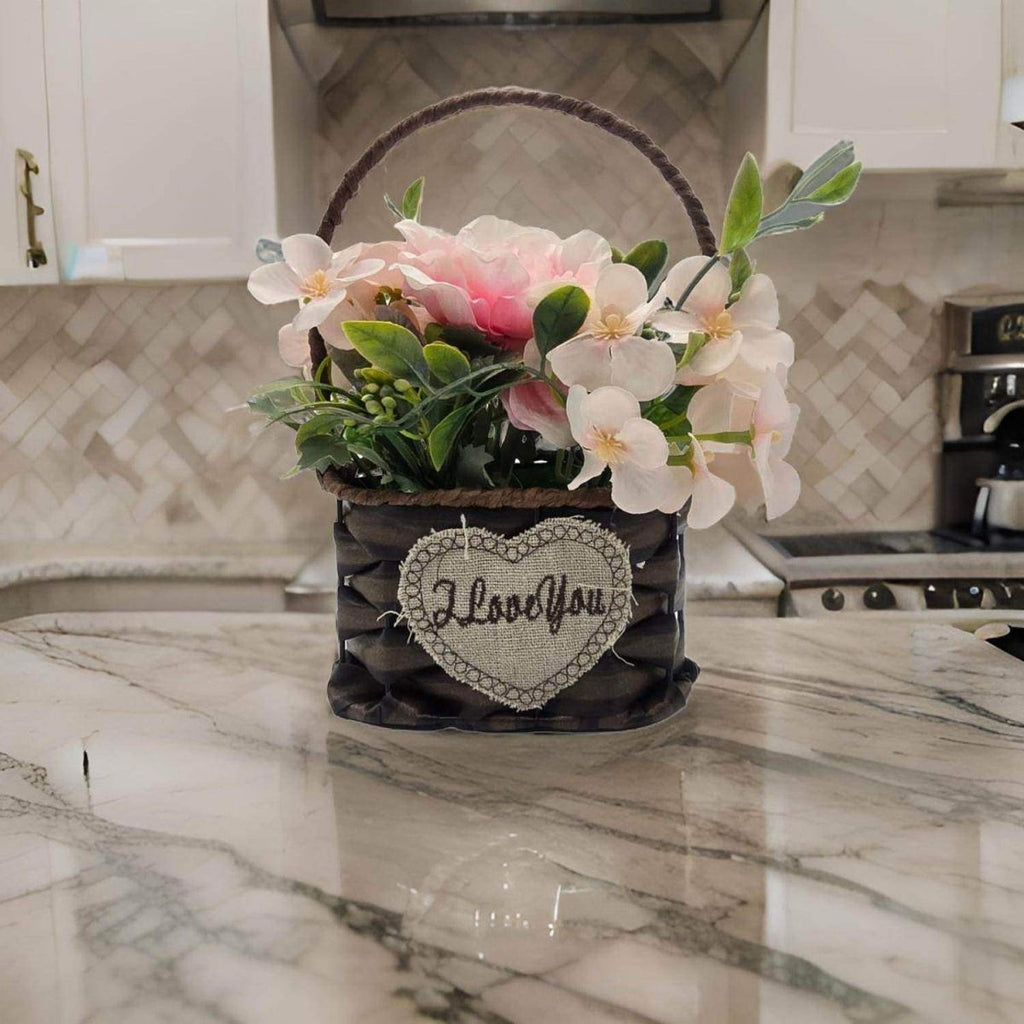 Planta Artificial Canastito Macetero Cordel Ovalado Deco - Fliperex