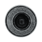 Florero Decorativo De Vidrio Oscuro Diseño Base de Madera - Fliperex