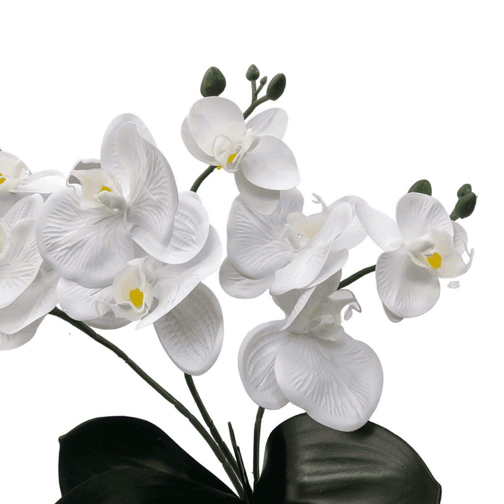 Planta Artificial Orquidea Decorativa Macetero De Ceramica M - Fliperex
