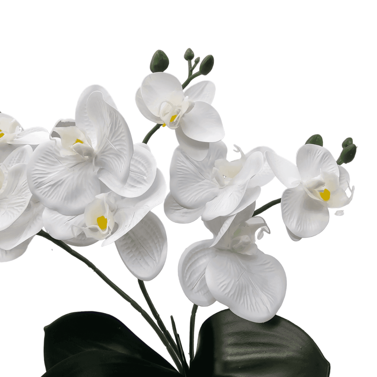 Planta Artificial Orquidea Decorativa Macetero De Ceramica M - Fliperex