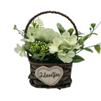 Planta Artificial Canastito Macetero Cordel Ovalado Deco - Fliperex