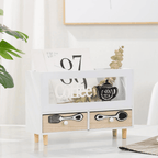 Caja De Te 4 Divisiones Con Cajones Estacion De Café Oficina - Fliperex