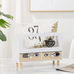 Caja De Te 4 Divisiones Con Cajones Estacion De Café Oficina - Fliperex