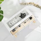 Caja De Te 4 Divisiones Con Cajones Estacion De Café Oficina - Fliperex