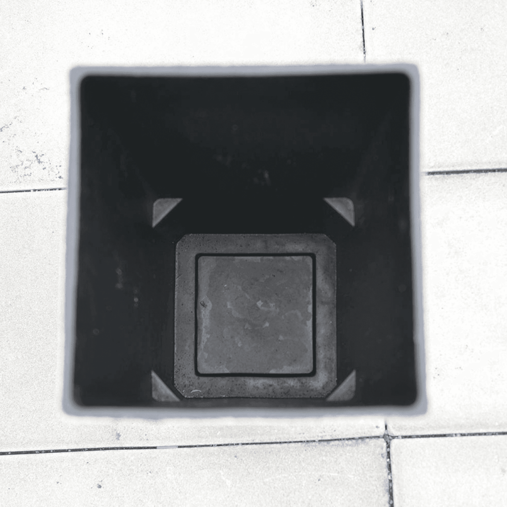 Macetero Plastico Alargado Premium Base Cuadrada Conica - Fliperex