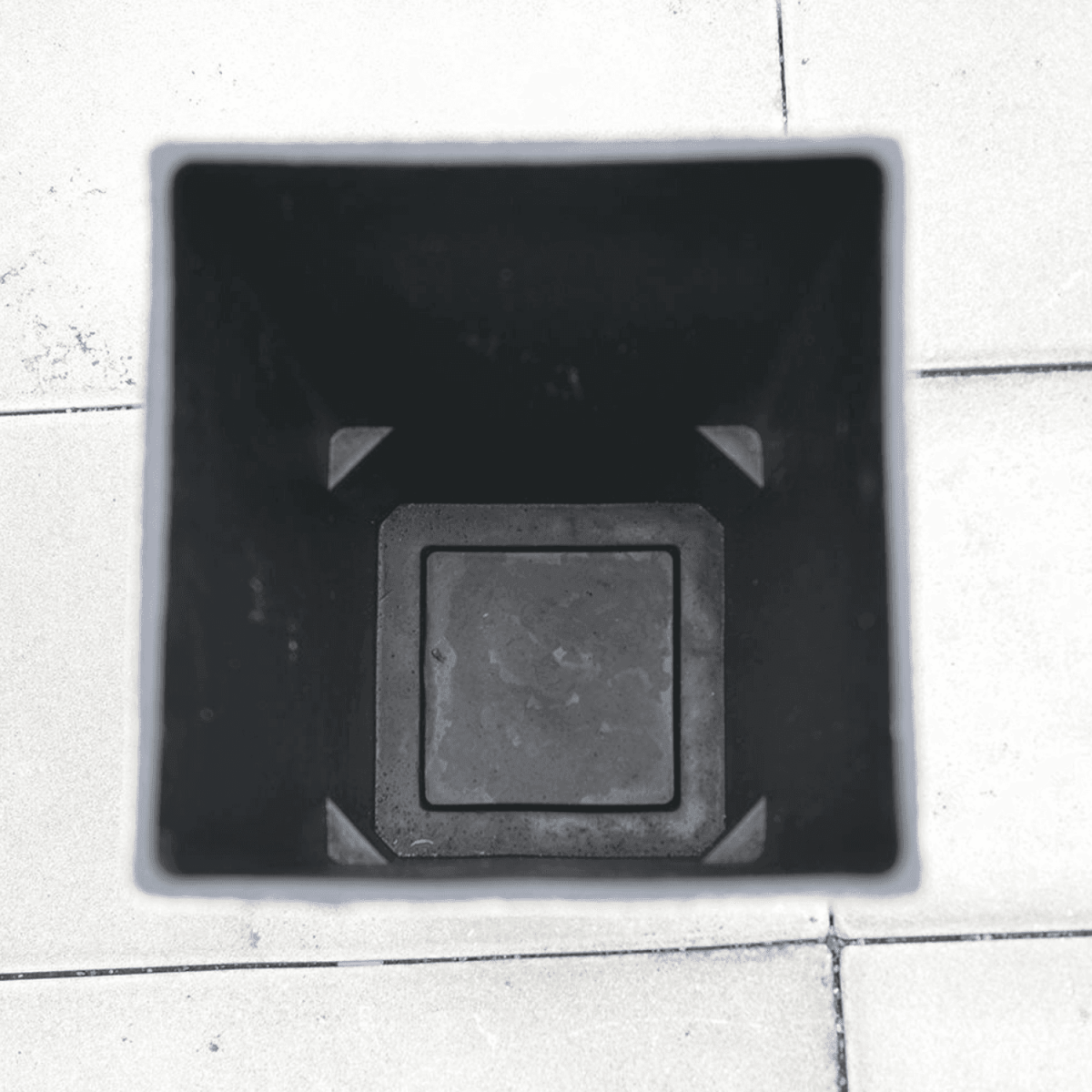 Macetero Plastico Alargado Premium Base Cuadrada Conica - Fliperex