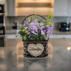 Planta Artificial Canastito Macetero Cordel Ovalado Deco - Fliperex