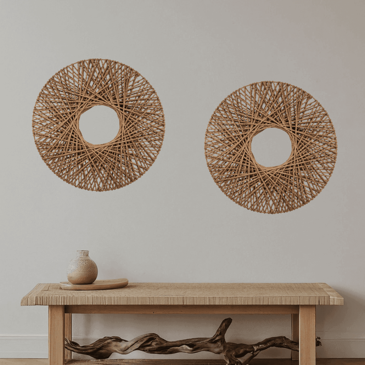 Circulo De Decoracion Colgante Hecho A Mano Living Terraza P - Fliperex