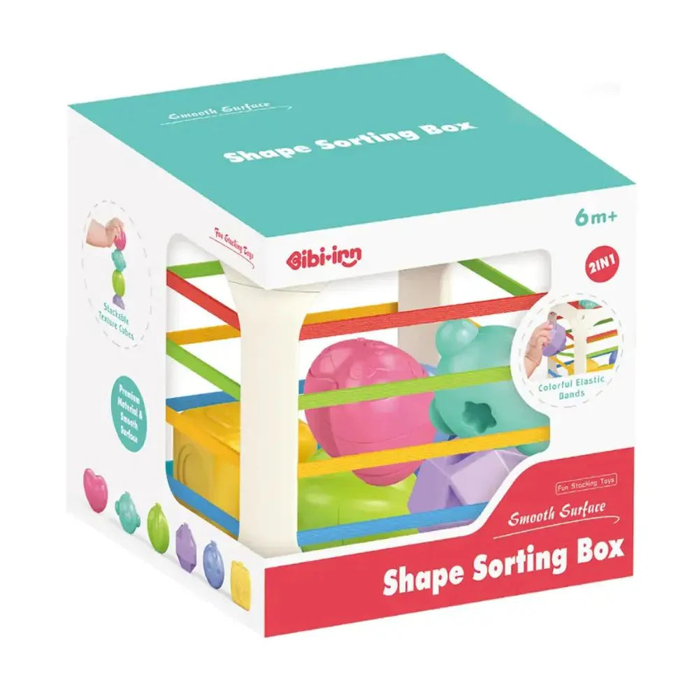 Cubo Sensorial De Clasificacion Creativo Educativo Bebe - Fliperex