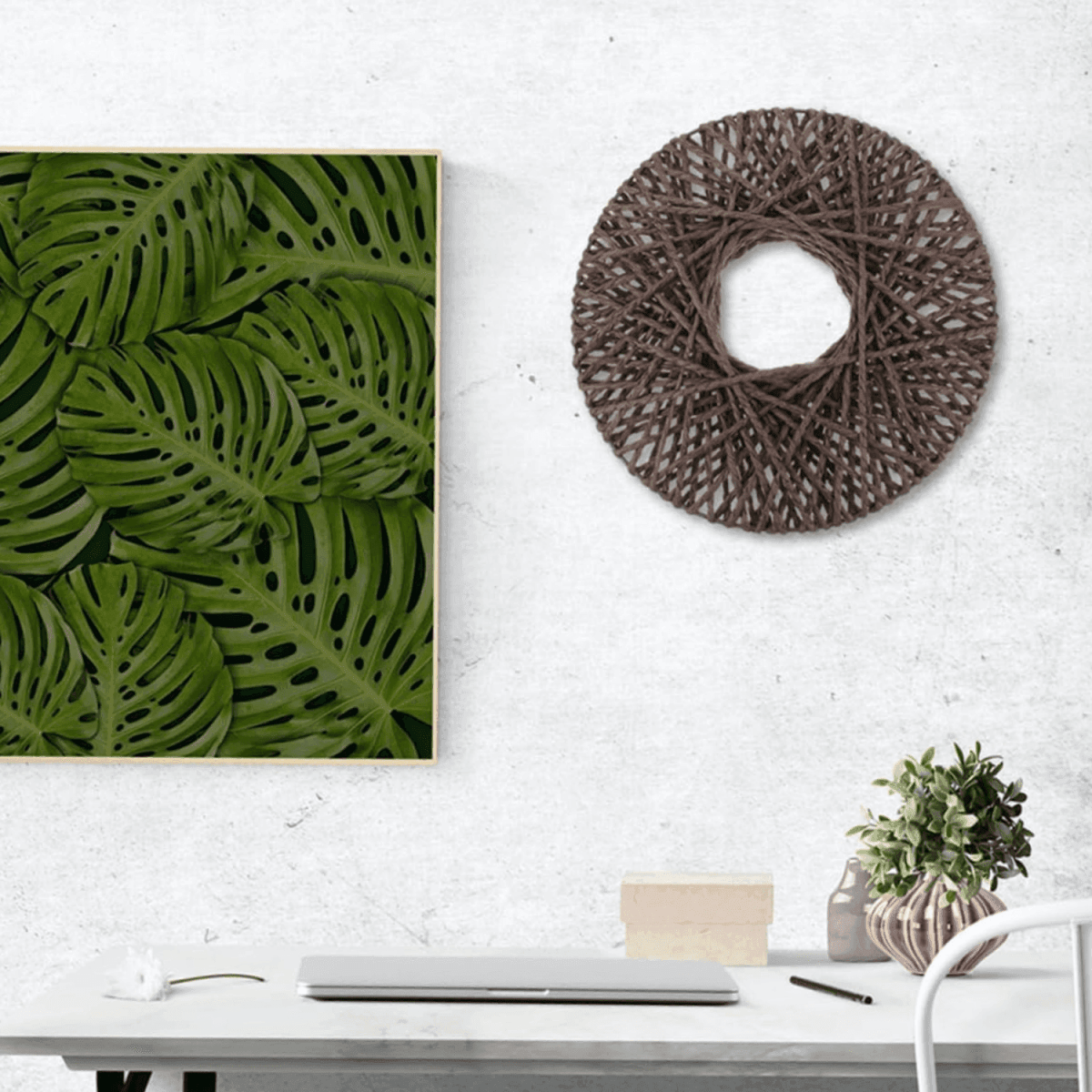 Circulo De Decoracion Colgante Hecho A Mano Living Terraza P - Fliperex