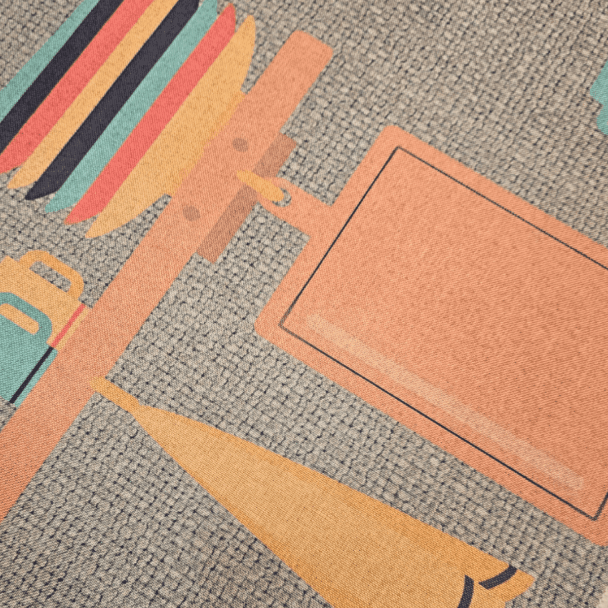 Set 2 Alfombras De Cocina Goma Antideslizante Diseño Cocina - Fliperex