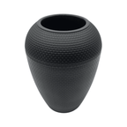 Set 2 Maceteros Plastico Redondo Ovalado Moderno Textura M - Fliperex