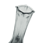 Set 3 Floreros Decorativos De Vidrio Pequeño Tonalidad Humo - Fliperex