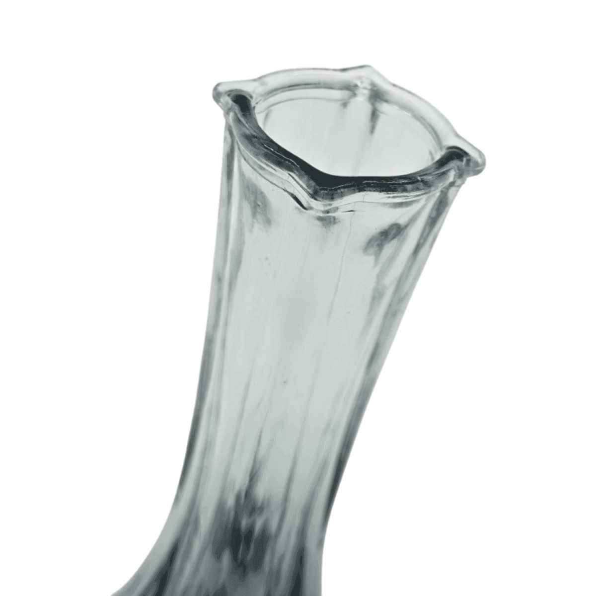 Set 3 Floreros Decorativos De Vidrio Pequeño Tonalidad Humo - Fliperex